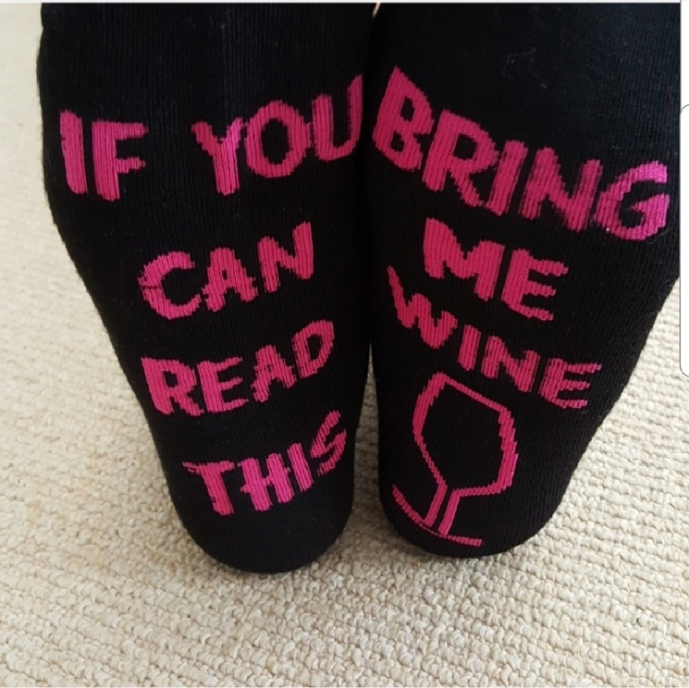 Wine socks 🥂 2 pairs left! Stocking stuffer idea